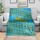 Rwanda Christmas Blanket Festive Geometric Motifs and Bold Typography - African Pride