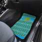 Rwanda Christmas Car Mats Festive Geometric Motifs and Bold Typography - African Pride