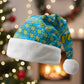 Rwanda Christmas Santa Hat Festive Geometric Motifs and Bold Typography - African Pride