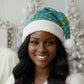 Rwanda Christmas Santa Hat Festive Geometric Motifs and Bold Typography - African Pride