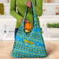 Rwanda Christmas Grocery Bag Festive Geometric Motifs and Bold Typography - African Pride