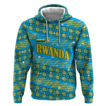 Rwanda Christmas Hoodie Festive Geometric Motifs and Bold Typography - African Pride