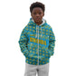 Rwanda Christmas Kid Hoodie Festive Geometric Motifs and Bold Typography - African Pride