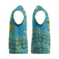 Rwanda Christmas Knitted V-Neck Vest Festive Geometric Motifs and Bold Typography - African Pride