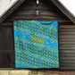 Rwanda Christmas Quilt Festive Geometric Motifs and Bold Typography - African Pride