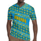 Rwanda Christmas Rugby Jersey Festive Geometric Motifs and Bold Typography - African Pride