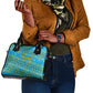 Rwanda Christmas Shoulder Handbag Festive Geometric Motifs and Bold Typography - African Pride