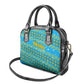 Rwanda Christmas Shoulder Handbag Festive Geometric Motifs and Bold Typography - African Pride