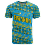 Rwanda Christmas T shirt Festive Geometric Motifs and Bold Typography - African Pride