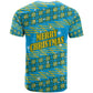 Rwanda Christmas T shirt Festive Geometric Motifs and Bold Typography - African Pride