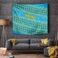 Rwanda Christmas Tapestry Festive Geometric Motifs and Bold Typography - African Pride