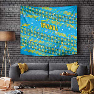 Rwanda Christmas Tapestry Festive Geometric Motifs and Bold Typography - African Pride