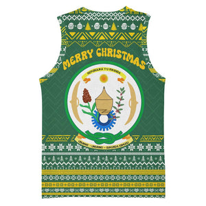 Rwanda Christmas Basketball Jersey National Emblem and Radiant Sun Motif - African Pride
