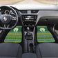 Rwanda Christmas Car Mats National Emblem and Radiant Sun Motif - African Pride