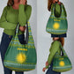 Rwanda Christmas Grocery Bag National Emblem and Radiant Sun Motif - African Pride