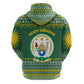 Rwanda Christmas Hoodie National Emblem and Radiant Sun Motif - African Pride
