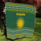 Rwanda Christmas Quilt National Emblem and Radiant Sun Motif - African Pride