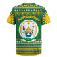 Rwanda Christmas Rugby Jersey National Emblem and Radiant Sun Motif - African Pride