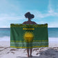 Rwanda Christmas Sarong National Emblem and Radiant Sun Motif - African Pride