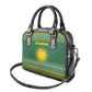 Rwanda Christmas Shoulder Handbag National Emblem and Radiant Sun Motif - African Pride