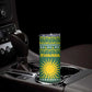 Rwanda Christmas Skinny Tumbler National Emblem and Radiant Sun Motif - African Pride