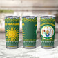 Rwanda Christmas Tumbler Cup National Emblem and Radiant Sun Motif - African Pride