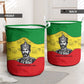 Haile Selassie I Laundry Basket Ethiopia Lion of Judah and Conquering Lion Pattern Tribute - African Pride