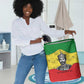 Haile Selassie I Laundry Basket Ethiopia Lion of Judah and Conquering Lion Pattern Tribute - African Pride