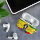 Haile Selassie I AirPods Case Ethiopia Lion of Judah and Conquering Lion Pattern Tribute - African Pride