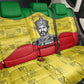 Haile Selassie I Back Car Seat Cover Ethiopia Lion of Judah and Conquering Lion Pattern Tribute - African Pride