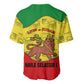 Haile Selassie I Baseball Jersey Ethiopia Lion of Judah and Conquering Lion Pattern Tribute - African Pride
