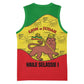 Haile Selassie I Basketball Jersey Ethiopia Lion of Judah and Conquering Lion Pattern Tribute - African Pride