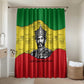 Haile Selassie I Bathroom Set Ethiopia Lion of Judah and Conquering Lion Pattern Tribute - African Pride