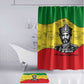 Haile Selassie I Bathroom Set Ethiopia Lion of Judah and Conquering Lion Pattern Tribute - African Pride