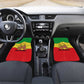 Haile Selassie I Car Mats Ethiopia Lion of Judah and Conquering Lion Pattern Tribute - African Pride