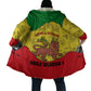 Haile Selassie I Cloak Ethiopia Lion of Judah and Conquering Lion Pattern Tribute - African Pride