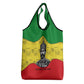 Haile Selassie I Grocery Bag Ethiopia Lion of Judah and Conquering Lion Pattern Tribute - African Pride