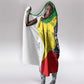 Haile Selassie I Hooded Blanket Ethiopia Lion of Judah and Conquering Lion Pattern Tribute - African Pride