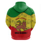 Haile Selassie I Hoodie Ethiopia Lion of Judah and Conquering Lion Pattern Tribute - African Pride