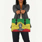 Haile Selassie I Leather Bag Ethiopia Lion of Judah and Conquering Lion Pattern Tribute - African Pride