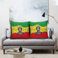 Haile Selassie I Pillow Cover Ethiopia Lion of Judah and Conquering Lion Pattern Tribute - African Pride