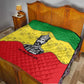 Haile Selassie I Quilt Ethiopia Lion of Judah and Conquering Lion Pattern Tribute - African Pride