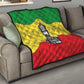 Haile Selassie I Quilt Ethiopia Lion of Judah and Conquering Lion Pattern Tribute - African Pride