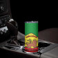 Haile Selassie I Skinny Tumbler Ethiopia Lion of Judah and Conquering Lion Pattern Tribute - African Pride