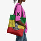 Haile Selassie I Tote Bag Ethiopia Lion of Judah and Conquering Lion Pattern Tribute - African Pride