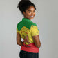 Haile Selassie I Women Polo Shirt Ethiopia Lion of Judah and Conquering Lion Pattern Tribute - African Pride