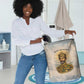 Haile Selassie I Ethiopia Laundry Basket with King of Kings and Conquering Lion Cloud Rays and Regal Portrait - African Pride