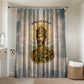 Haile Selassie I Ethiopia Bathroom Set with King of Kings and Conquering Lion Cloud Rays and Regal Portrait - African Pride