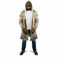 Haile Selassie I Ethiopia Cloak with King of Kings and Conquering Lion Cloud Rays and Regal Portrait