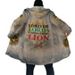 Haile Selassie I Ethiopia Cloak with King of Kings and Conquering Lion Cloud Rays and Regal Portrait
